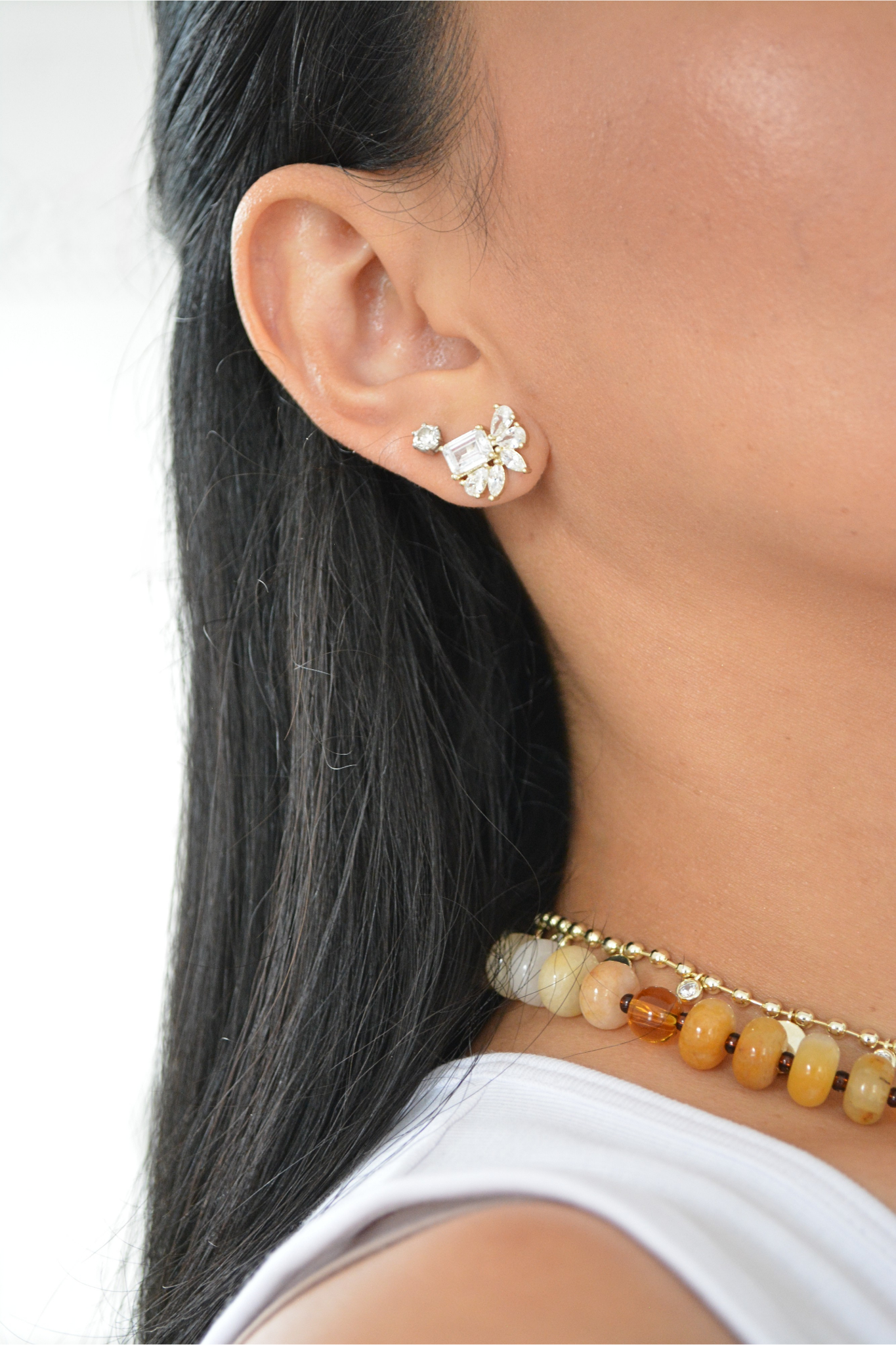 GOLDEN ICE EARRINGS