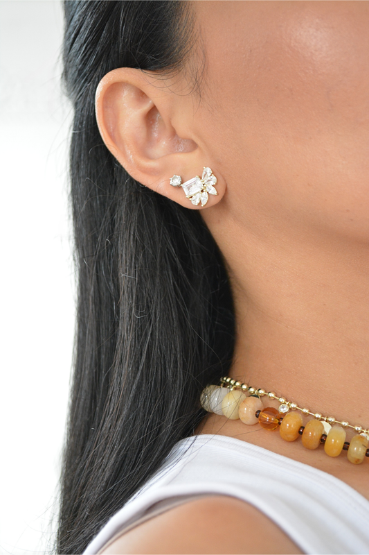 GOLDEN ICE EARRINGS