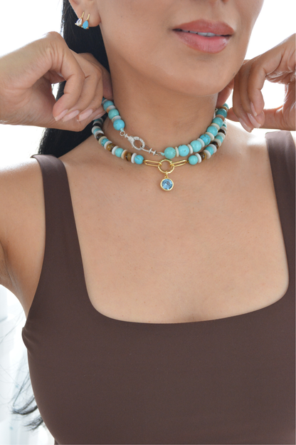 ZEBRA NOIR NECKLACE