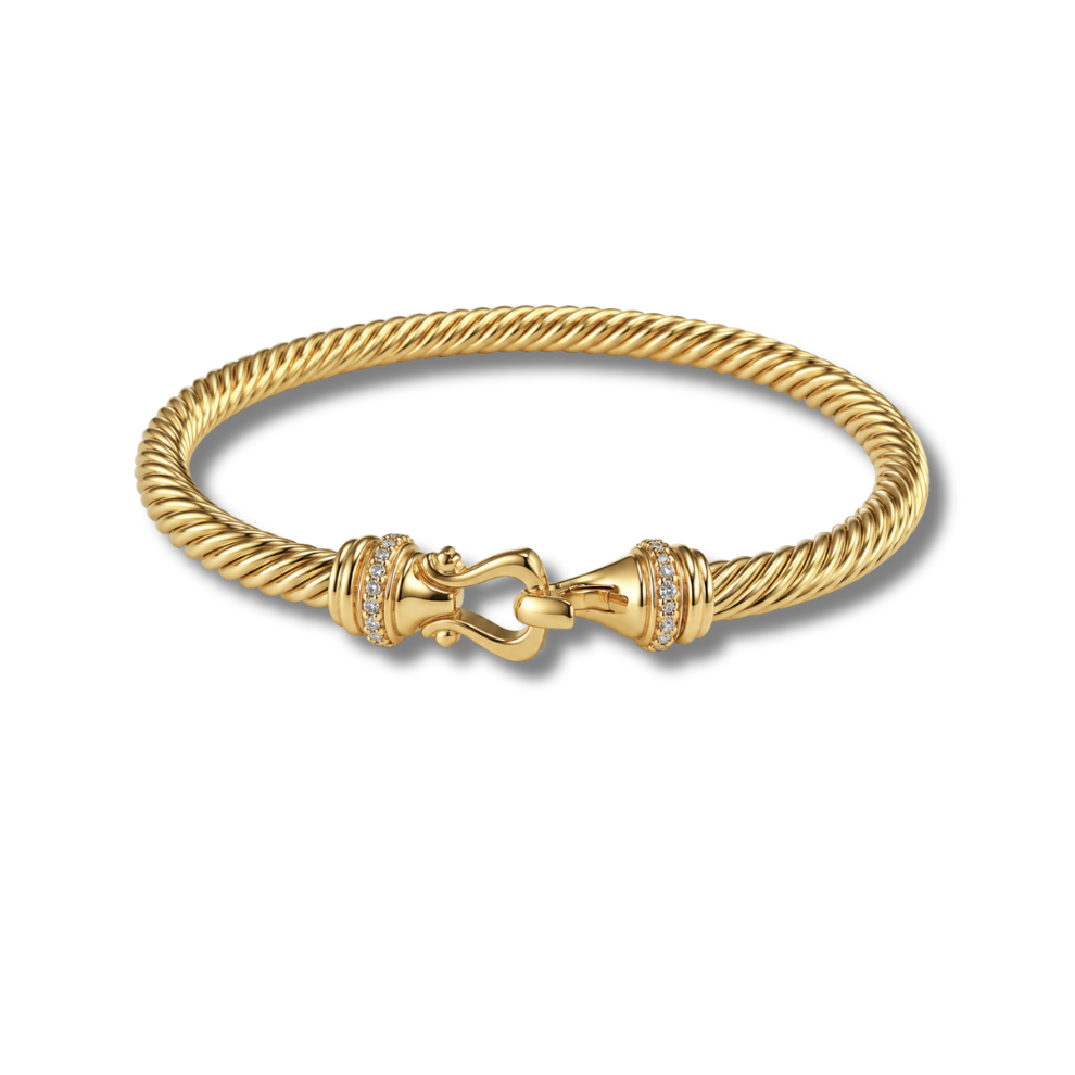 DY GOLD BRACELET 4mm