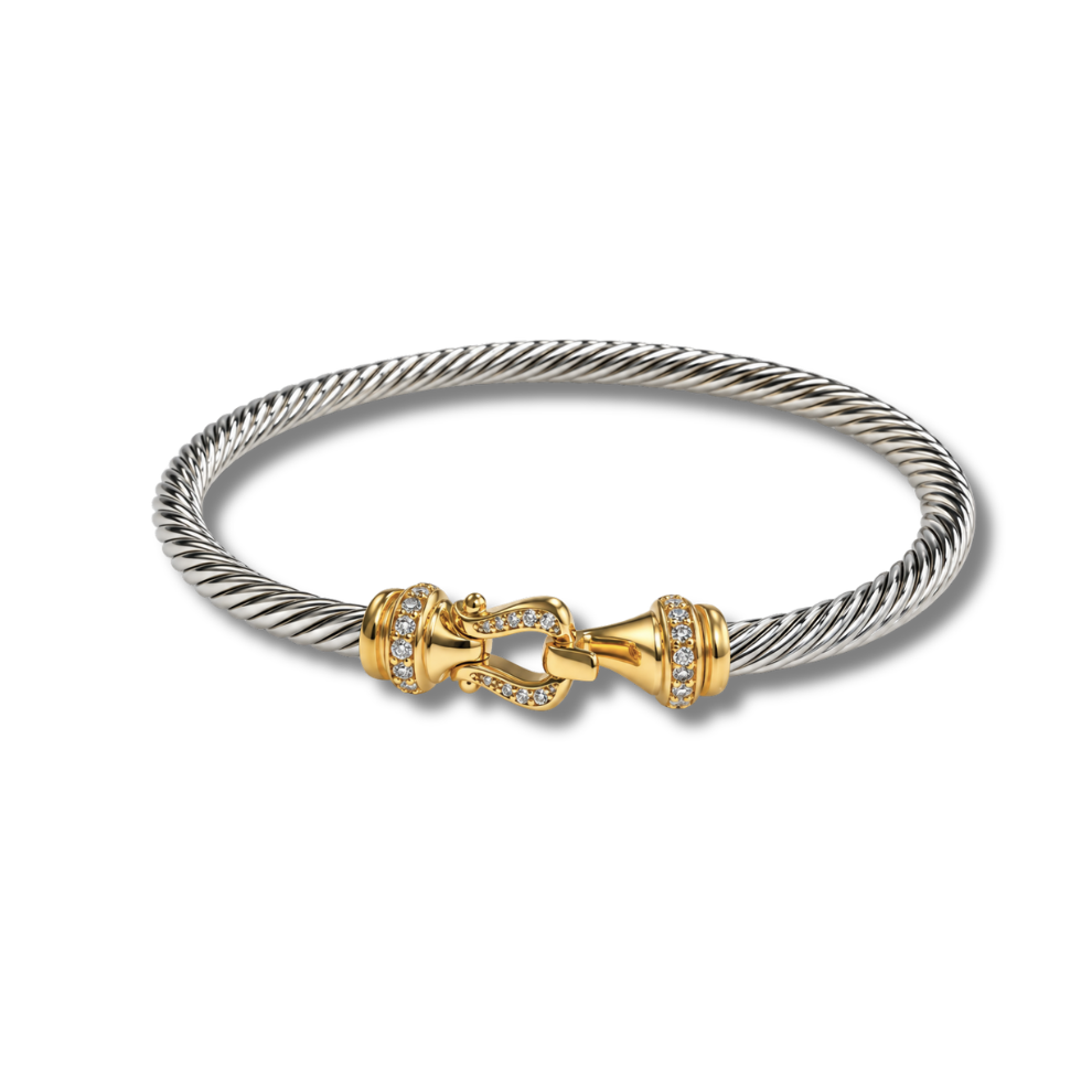 DY TWO TONE BRACELET 5MM