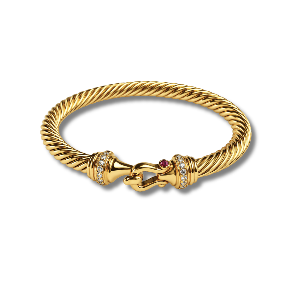DY GOLD BRACELET 7MM