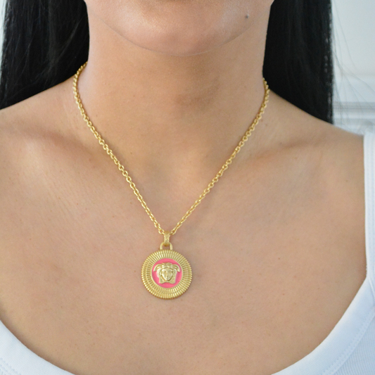 COLLAR VRSC ORO Y ROSA