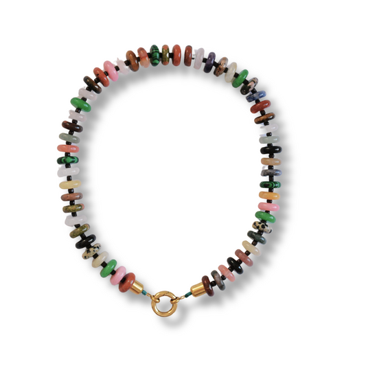 MULTI-COLOR GENSTONE NECKLACE