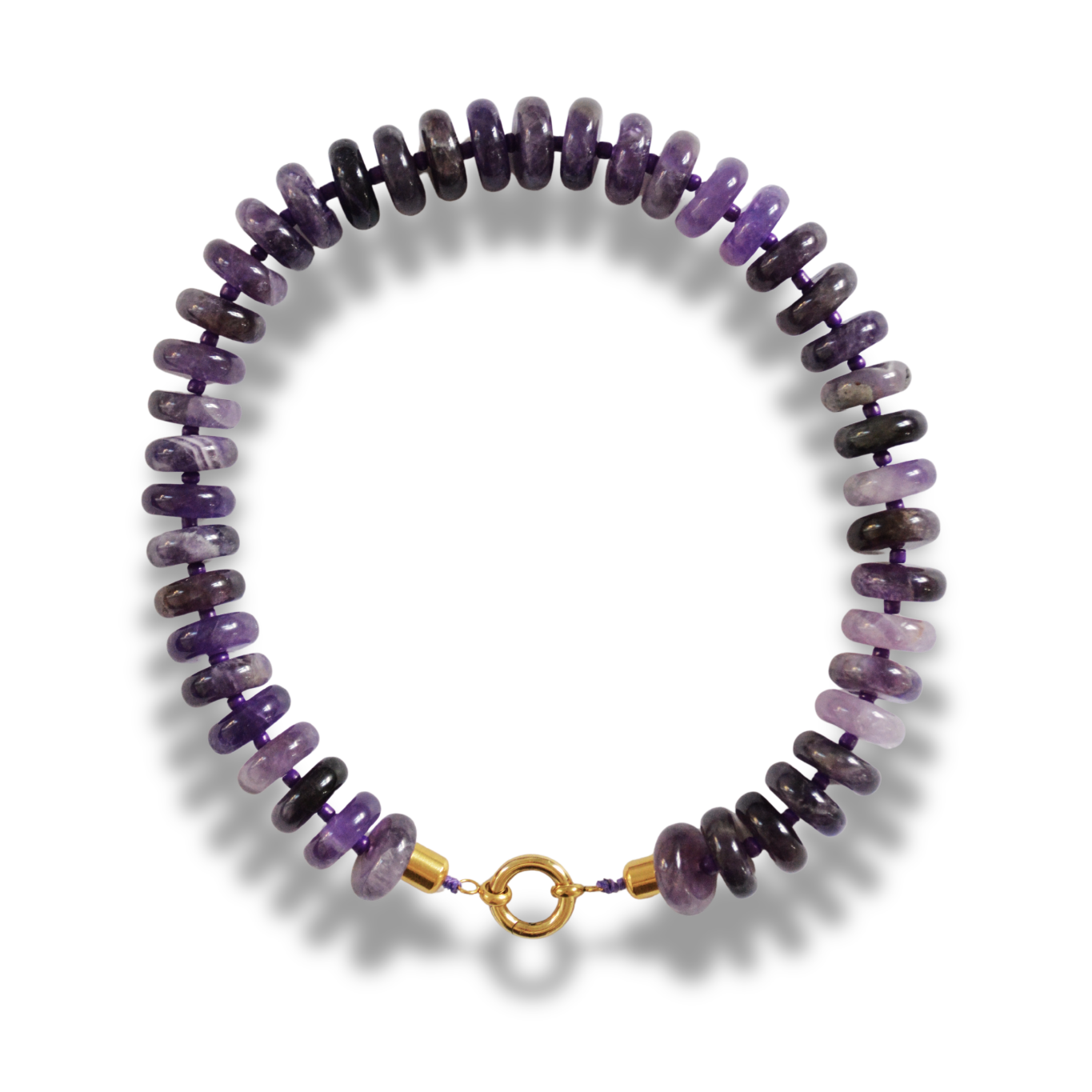 Violet Gemstone Choker