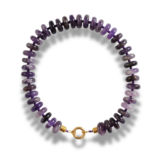 Violet Gemstone Choker
