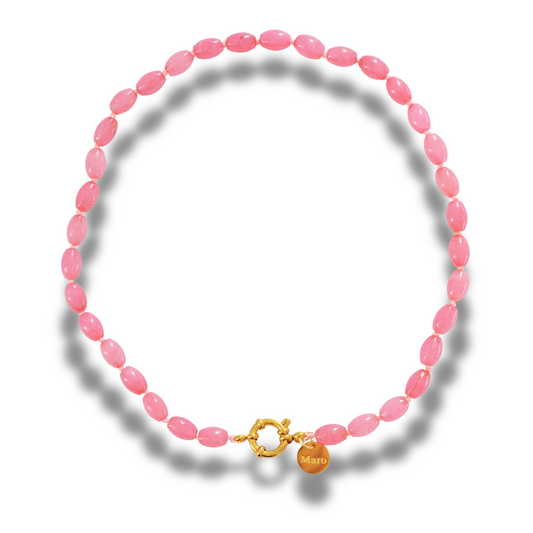 Pink Beaded Necklace