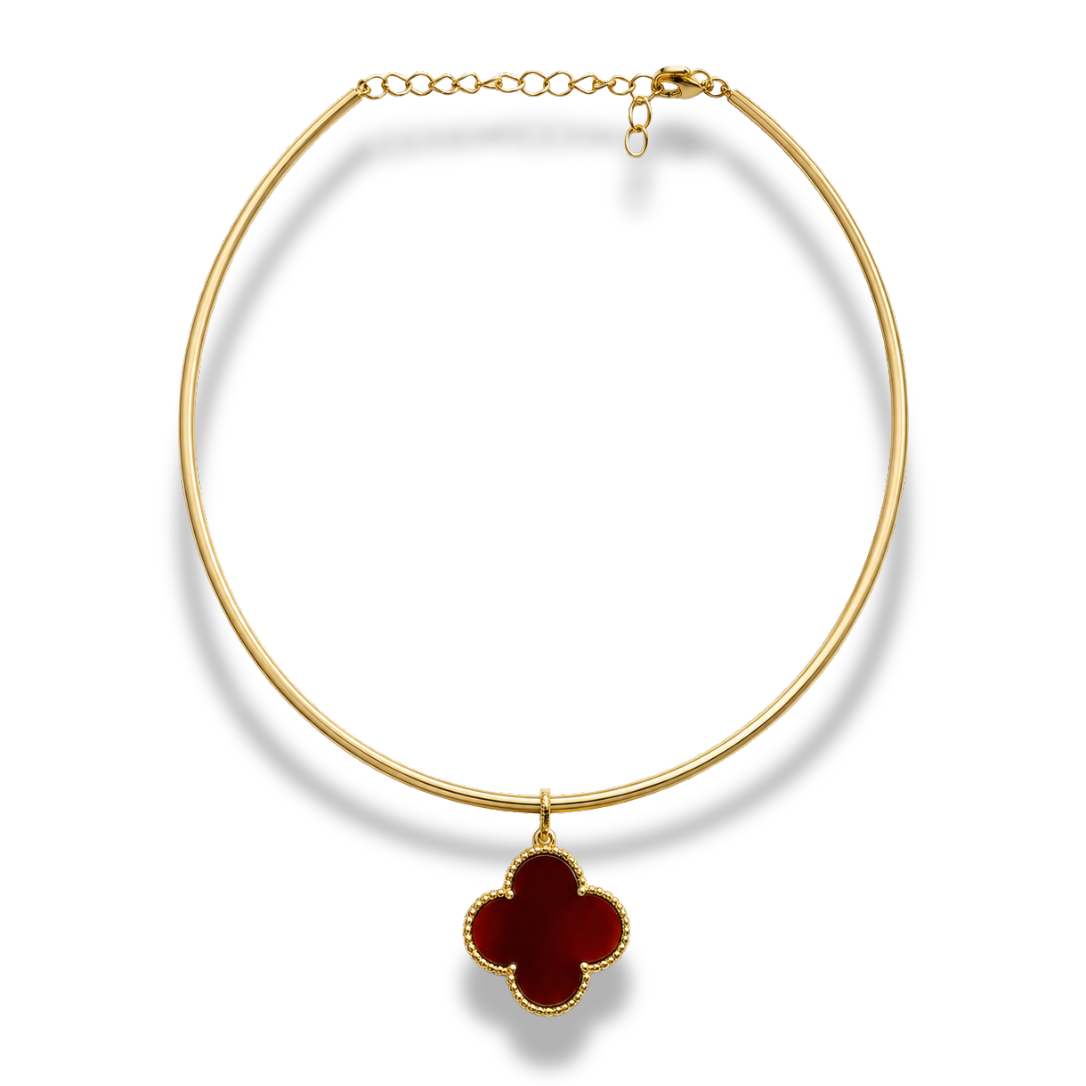Noir Clover Choker