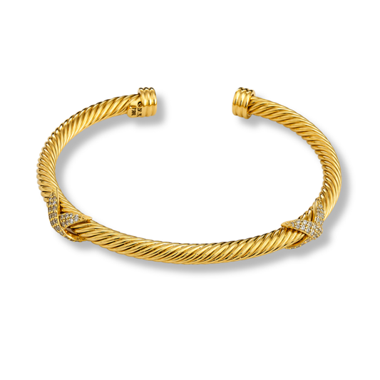 Cable Bracelet by MARO Jewelry