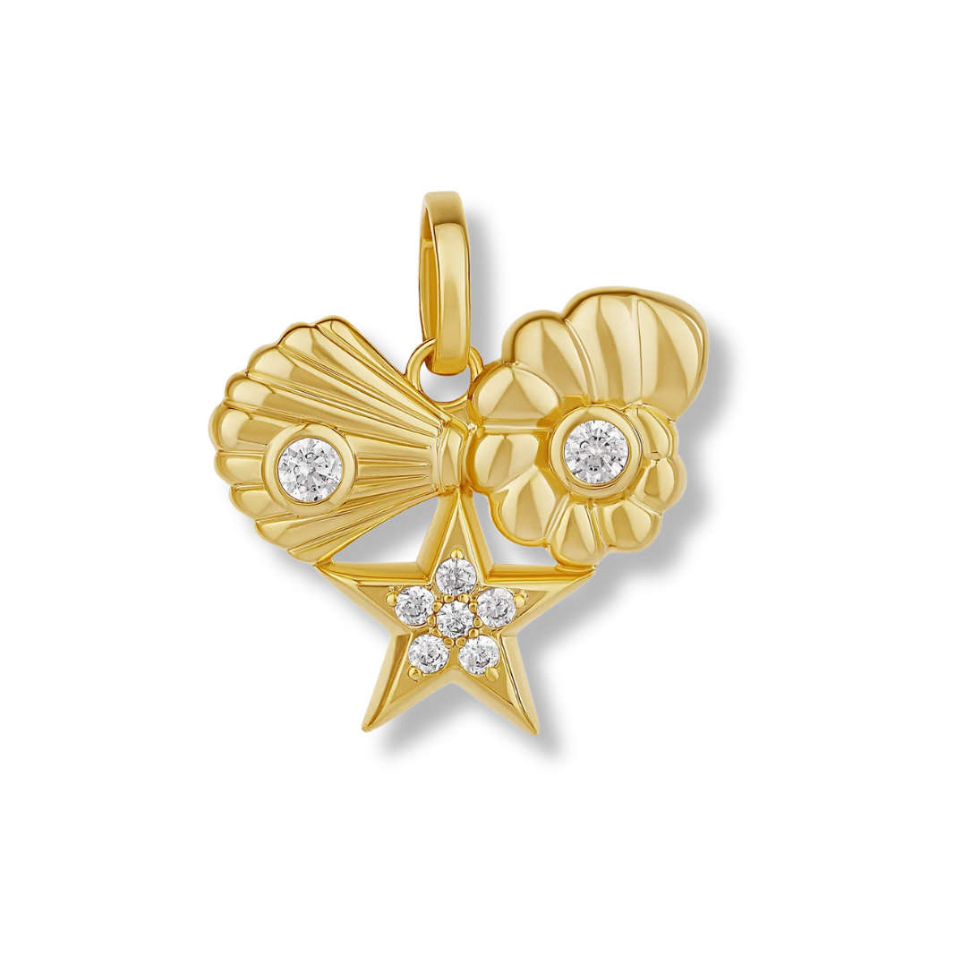 Golden Ocean Charm by MARO Jewelry