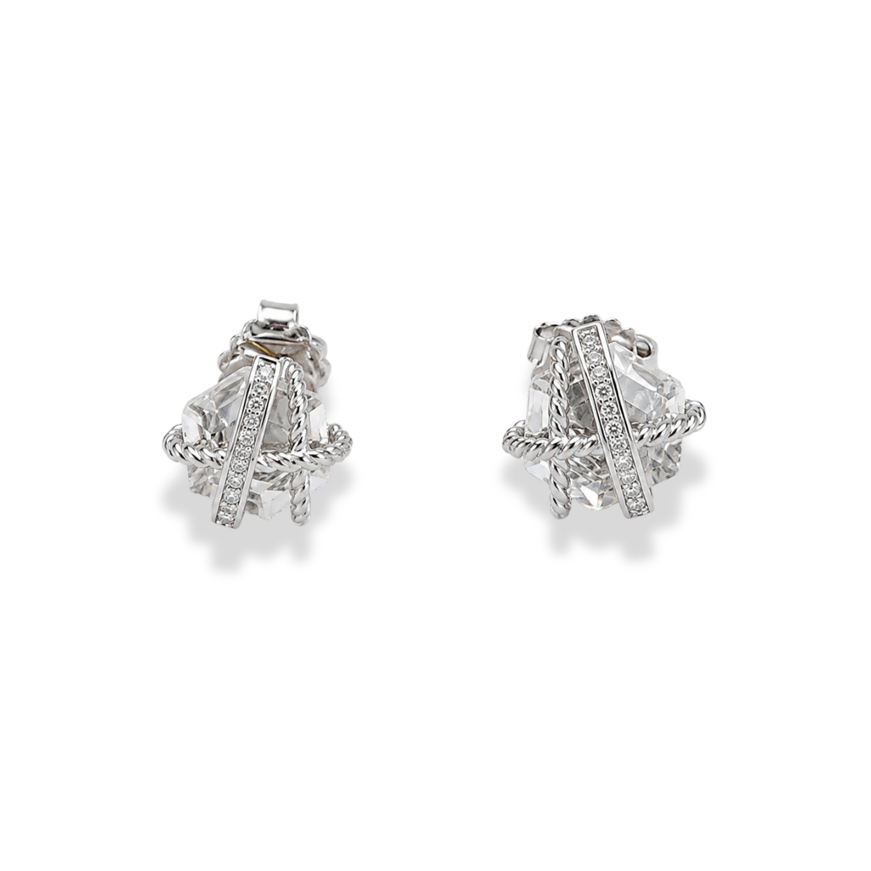 DY Silver Earrings by MARO Jewelry