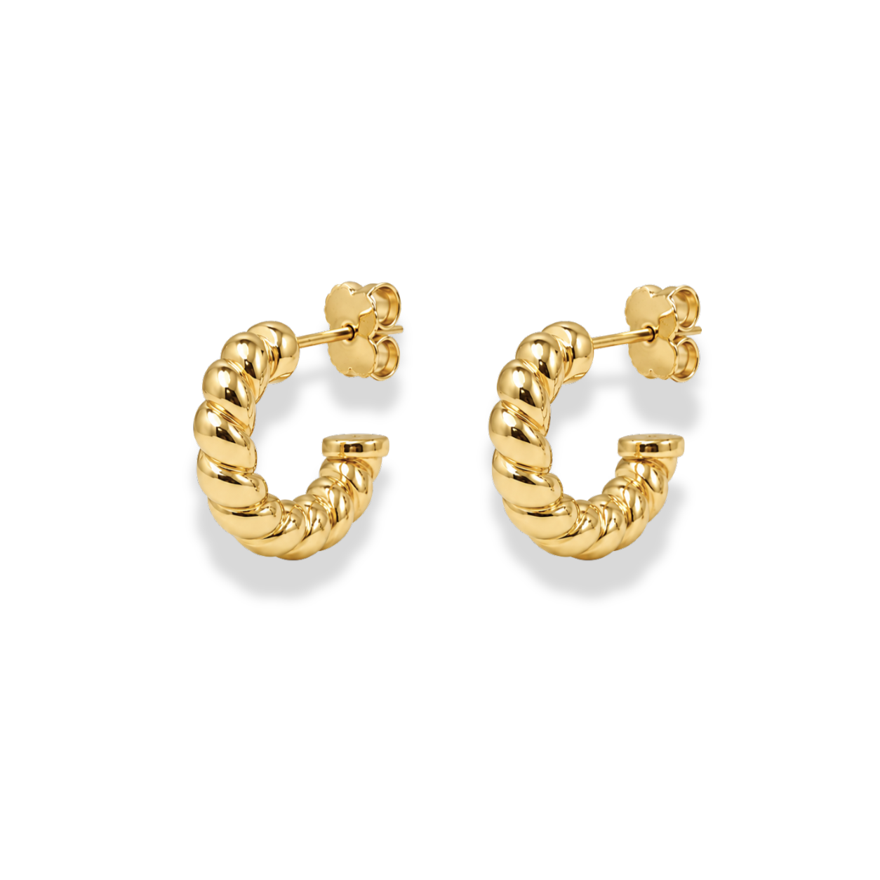 DY Gold Hoops by MARO Jewelry