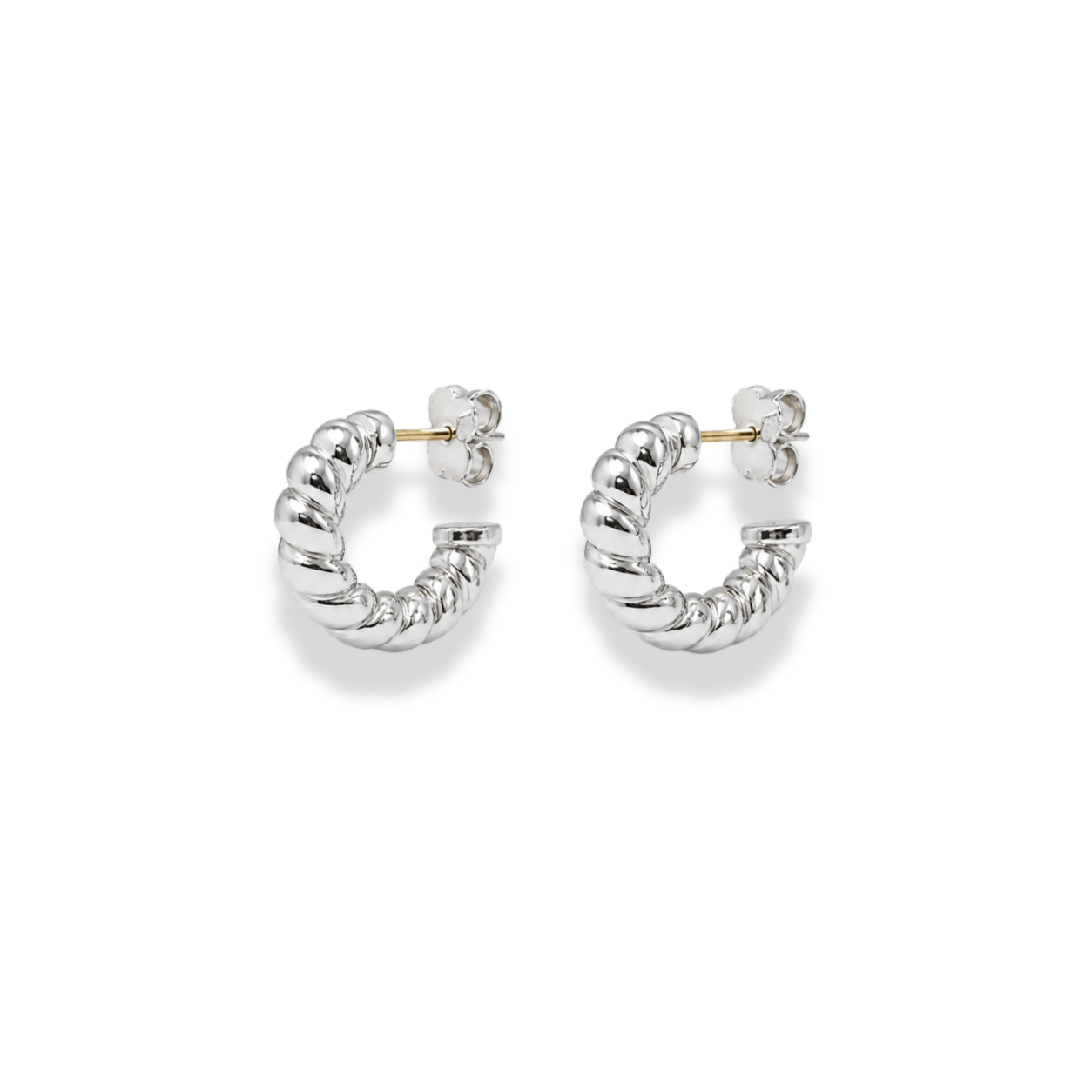 DY Silver Hoops by MARO Jewelry