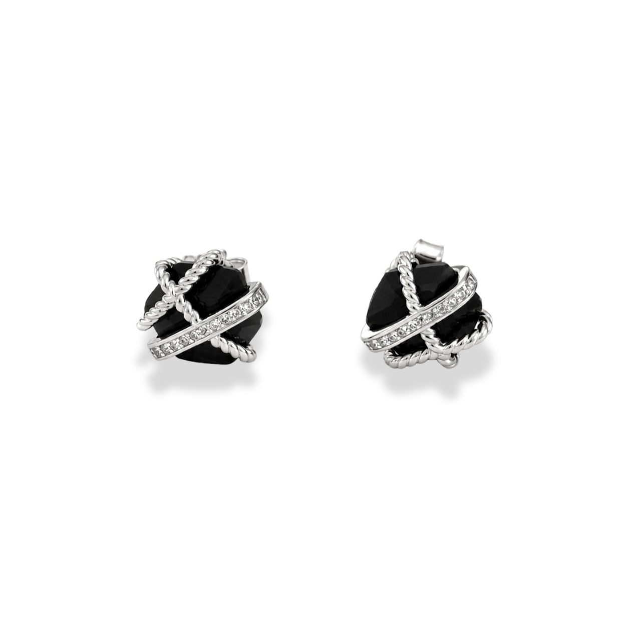 DY Onyx Earrings by MARO Jewelry