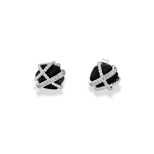 DY Onyx Earrings by MARO Jewelry