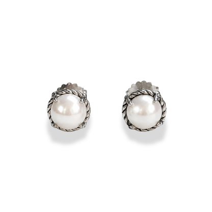 DY Pearl Earrings by MARO Jewelry