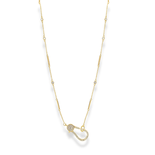 The Golden Hook Necklace by MARO Jewelry