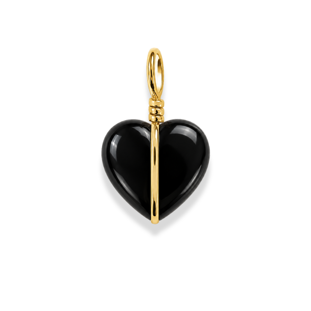 THE BLACK ONIX HEART – MARO JEWELRY THE BLACK ONIX HEART – MARO JEWELRY