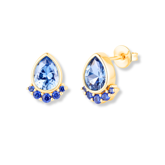 Blue Stud Earrings