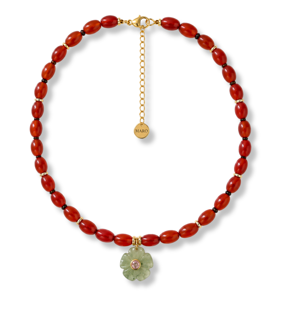 The Scarlet Bloom Necklace
