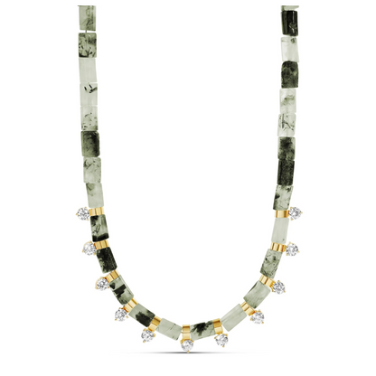 Green Marble Necklace by MARO Jewelry