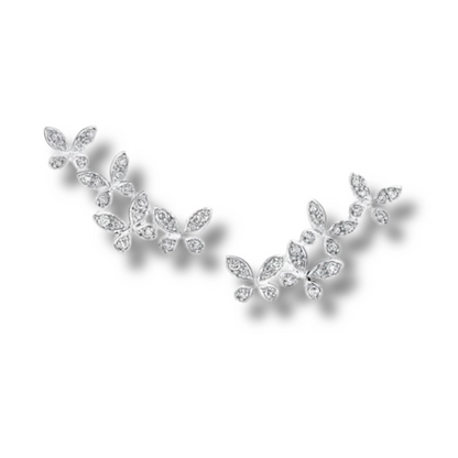 Butterfly Line Earrings by MARO Jewelry