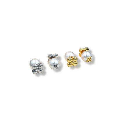 Blossom Pearl Earring style options by MARO Jewelry