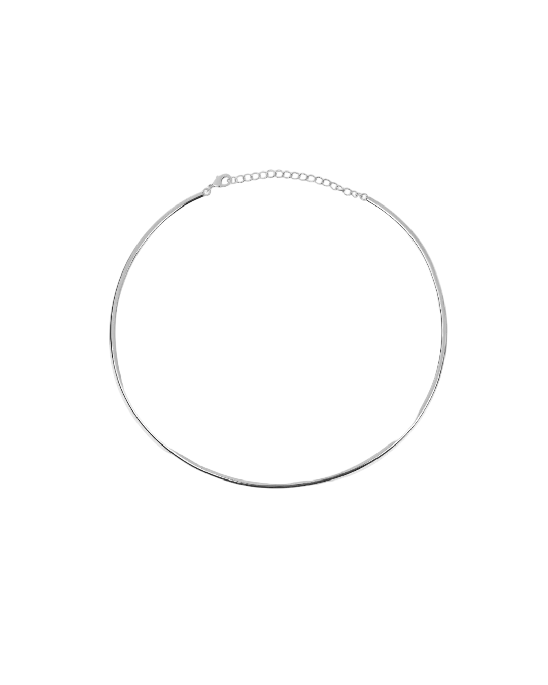 Hard Golden Choker minimalist rigid gold necklace with sleek design, elegant statement jewelry piece.