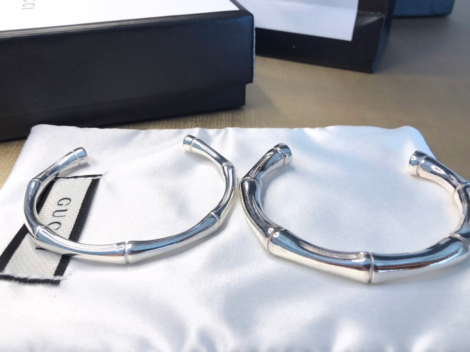 GG BAMBOO SILVER BRACELET - MARO JEWELRY
