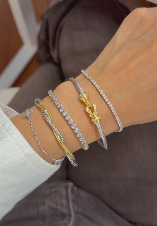 Tennis Silver Bracelet